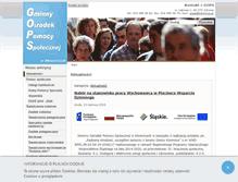 Tablet Screenshot of gops.klomnice.pl